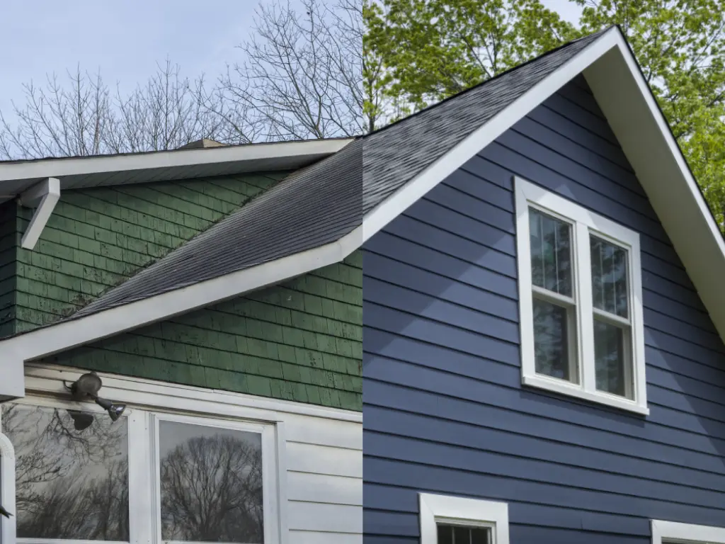 Siding installation and exterior finish
